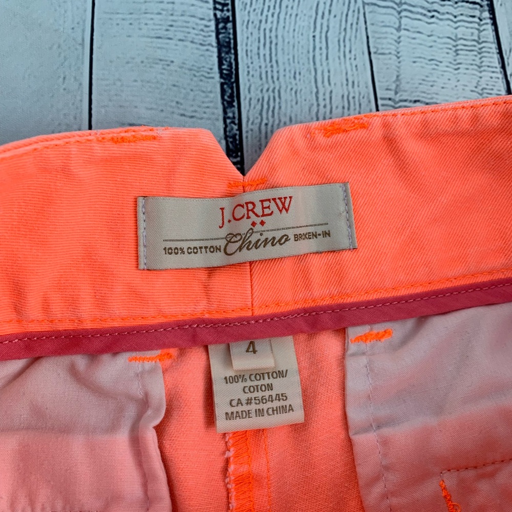 J. Crew orange boat shorts - Picture 4 of 4